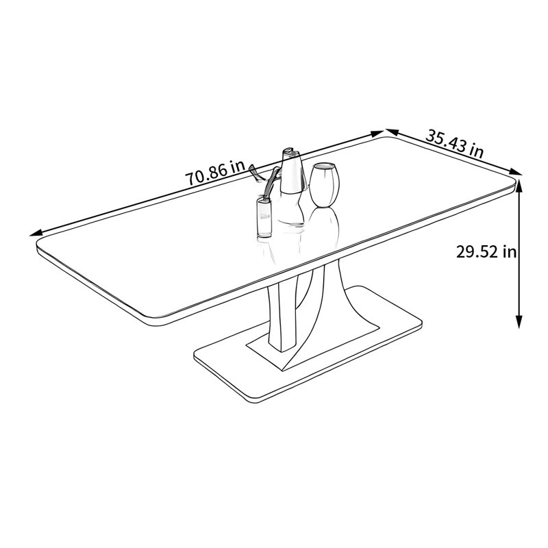 Lamarrion, 29.52"H x 70.86"L x 35.43"W