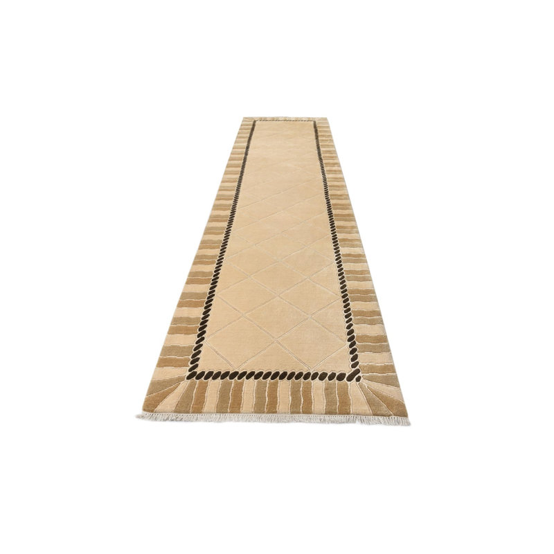 Tapis de couloir beige Judy