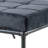 Industrial-Style Grey Bedroom Bench With Supportive Cushion Metal Legs - Soft And Stylish