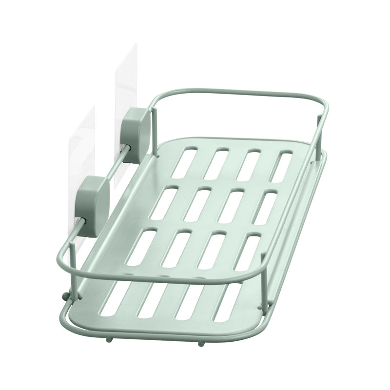 Raby Suction Shower Basket, Green