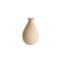 Ensemble de vases 3 pièces, vases en bois texturé aux formes graduées pour console, tablette ou manteau de cheminée