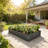  8x4x1ft Galvanized Raised Garden Bed Kit, Metal Planter Boxes Outdoor With Easy Assembly, Large Garden Bed For Vegetables, Fruits, Flower, Herbs Rectangle Dark Gray