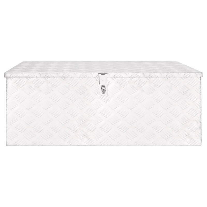 Rebrilliant Decorative Bin, Silver, 37cm H x 100cm W x 55cm D