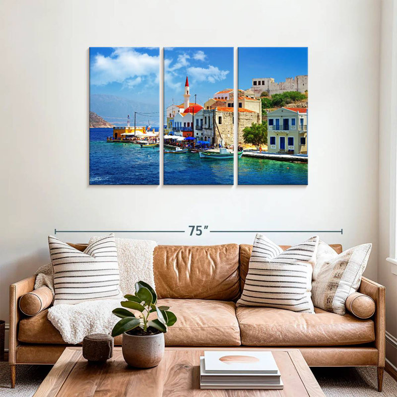 Gillard Kastelorizo Island, 36" H x 57" W