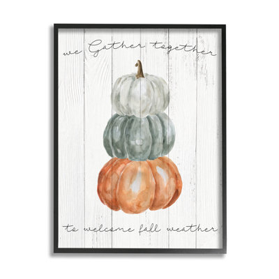 " Gather Together Fall Weather Pumpkins " by Livi Finn