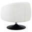 Fauteuil d'appoint pivotant rembourré