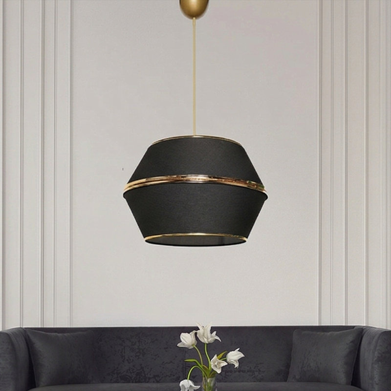 Luminaire suspendu géométrique à 1 lumière Aurelius