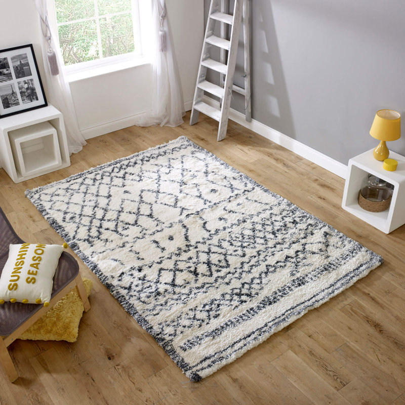 Manilow Moroccan Shag Area Rug, Rectangle 200 x 290cm