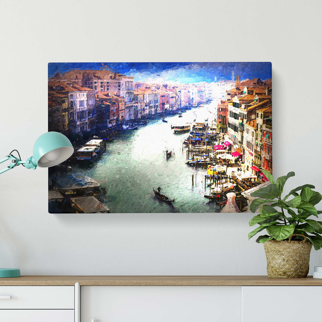 Grand Canal in Venice Italy - Wrapped Canvas