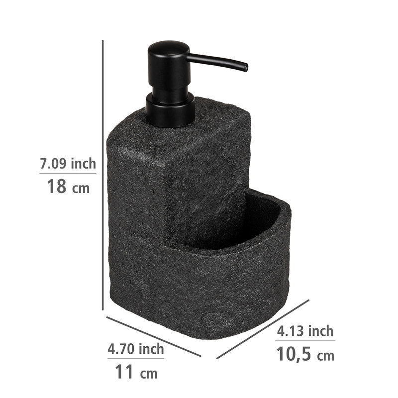 Andele Soap / Lotion Dispenser, Black