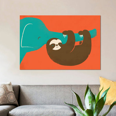 « let do hang », impression sur toile