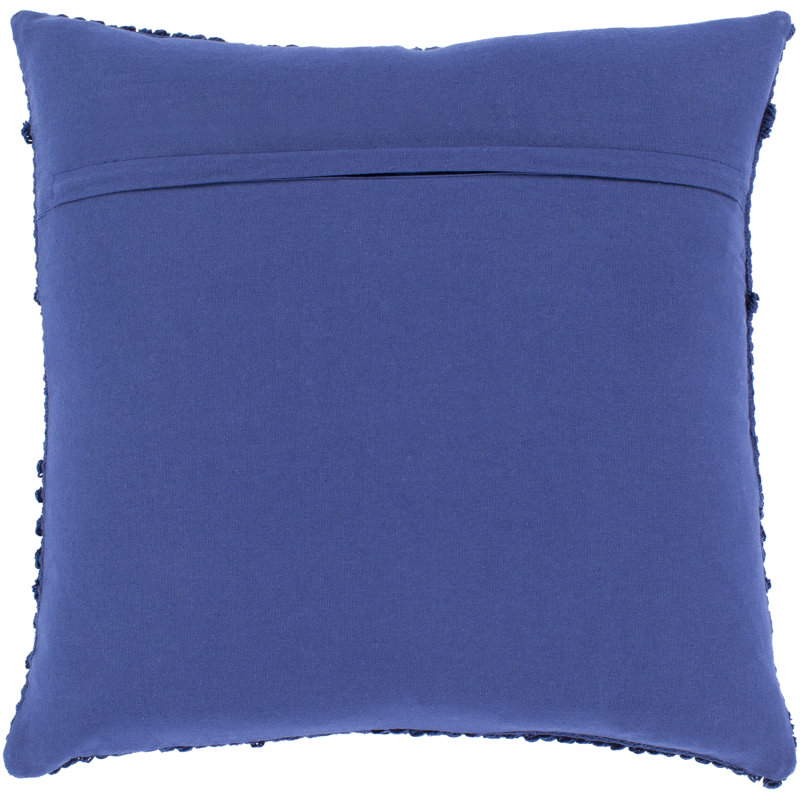 Merdo 22" Square Cotton Farmhouse Accent Pillow