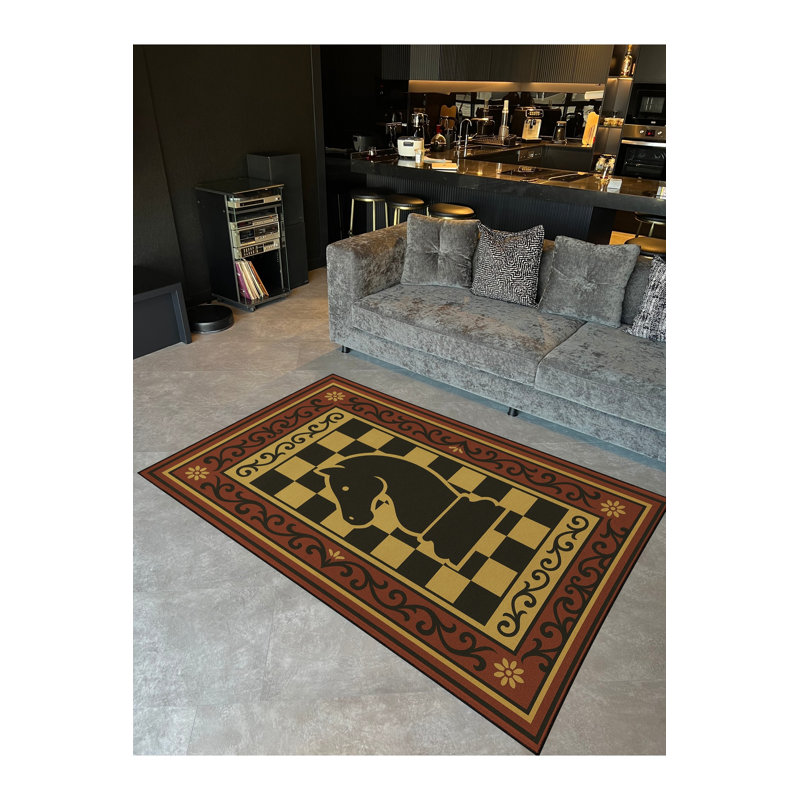Tapis blanc tissé Mosso, 6'7" x 9'10"