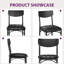 4-Piece Industrial Dining Chairs with Wooden Back & PU Leather Cushion-1030948818