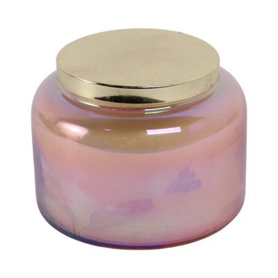 5" 23 Oz Verbena Luster Lidded Candle