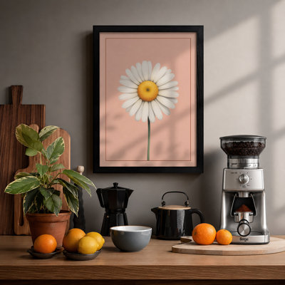 Daisy Study Botanical Framed Art Print