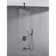 Ceiling Mounted Shower System Combo Set With Handheld And 16"Shower Head