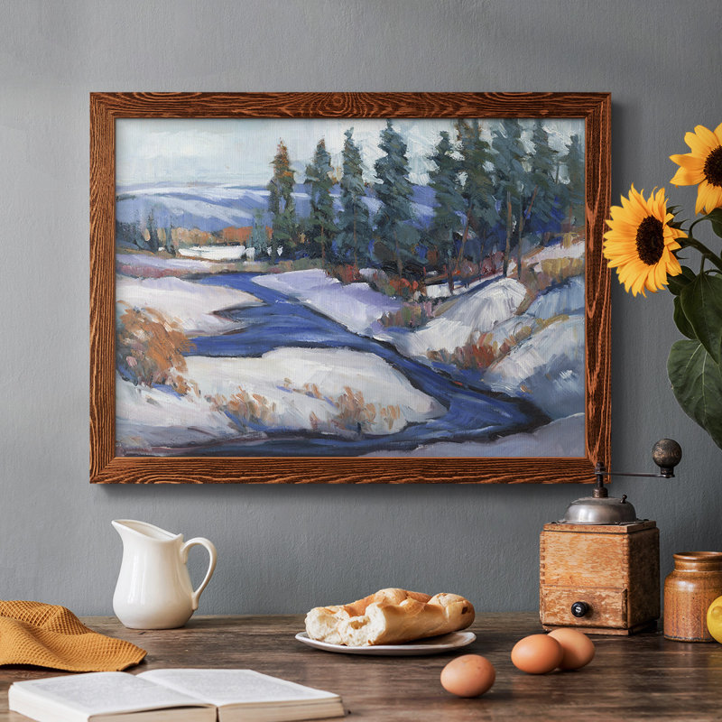 " First Snow I ", Maple, 18" H x 26" W x 1.5" D
