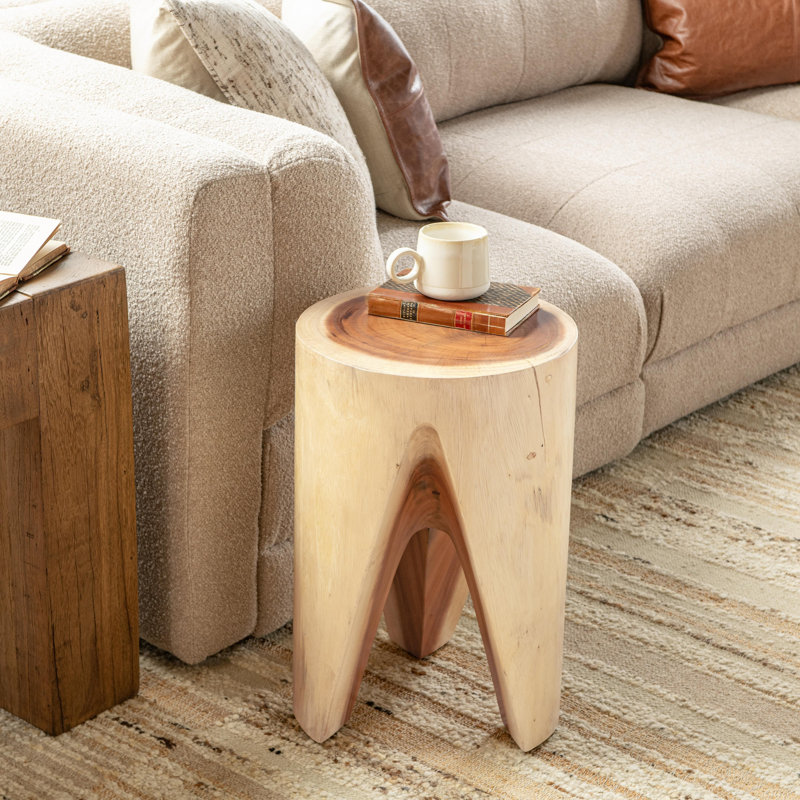 Vela 21" Meh Wood Accent Table