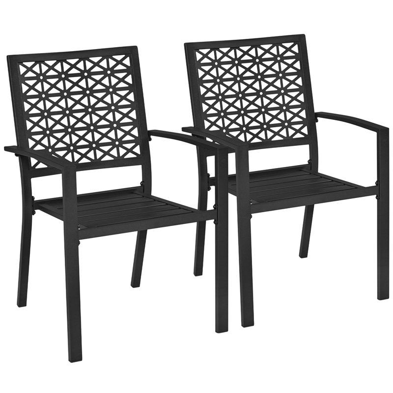 Stackable Outdoor Patio Dining Armchair