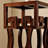 Solid wood flower frame flowers a few pieces back