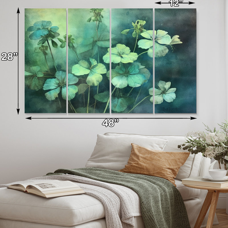 Plants & Flowers Wall Decor on Metal