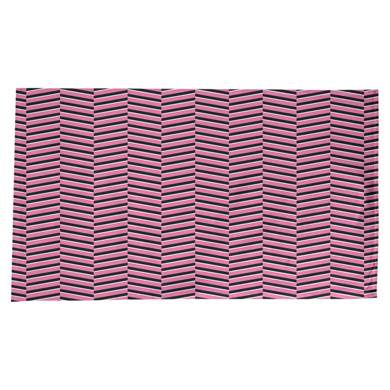 Rayures fracturées Nappe, Rose