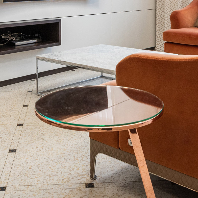 Plateau de table plat Granada, H 0,5 po x l 16 po x P 16 po
