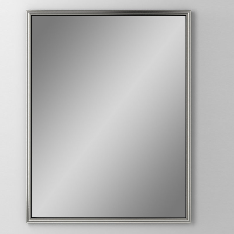 Main Line Rosemont Framed 3-Adjustable Shelves and Electrical Outlet Recessed or Surface Mount Medicine Cabinet, Left