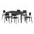 6-Person Outdoor Rectangular Dining Set-1818003877