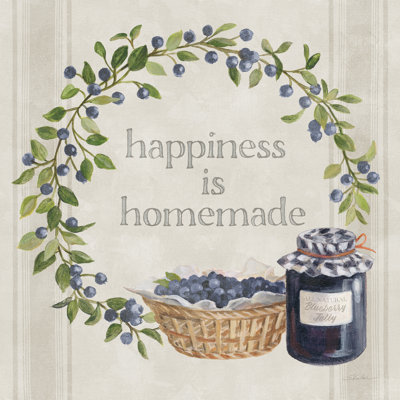Homemade Happiness VI - Wrapped Canvas Print