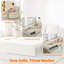 Canapé-lit convertible en velours côtelé beige, 3 positions, idéal pour les petits espaces.-1720943007