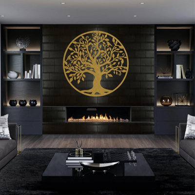 Tree Of Life - Family Tree - 3d Wall Silhouette Metal Wall Decor Home Office Decoration Bedroom Living Room Decor Sculpture