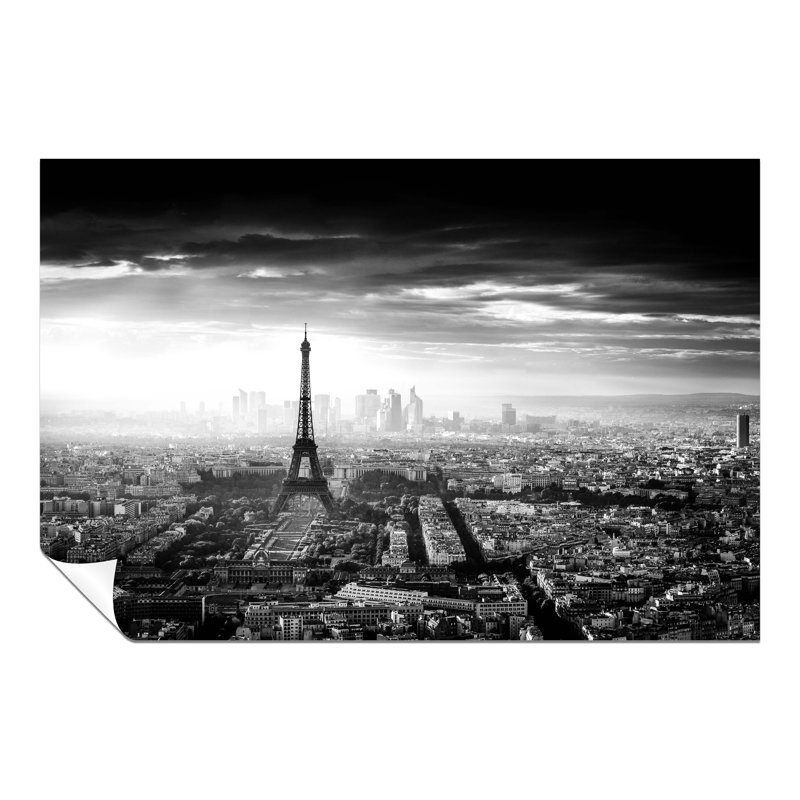 Paris Eiffel Tower - No Frame Print, 61cm H x 91cm W x 0.5cm D