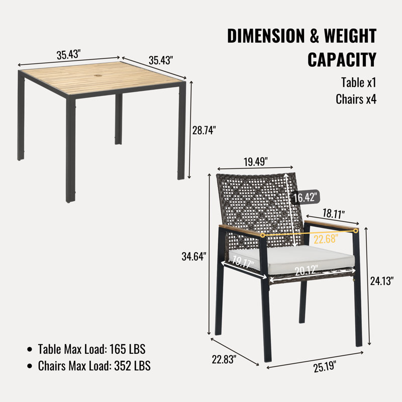 Ensemble de mobilier de salle à manger Modern