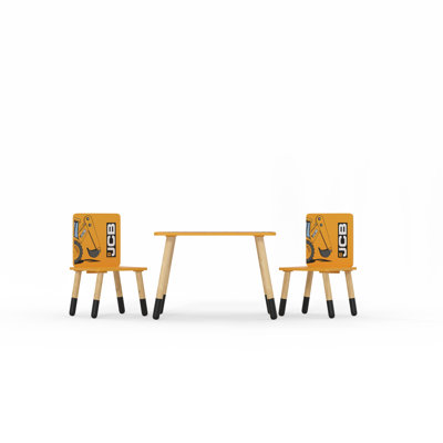 Kids 3 Piece Rectangular Play Or Activity Table and Chair Set