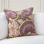 Folly Linen Fabric Hand Embroidered Throw Pillow-865006744