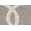 Tapis gris de haute qualité noué à la main
