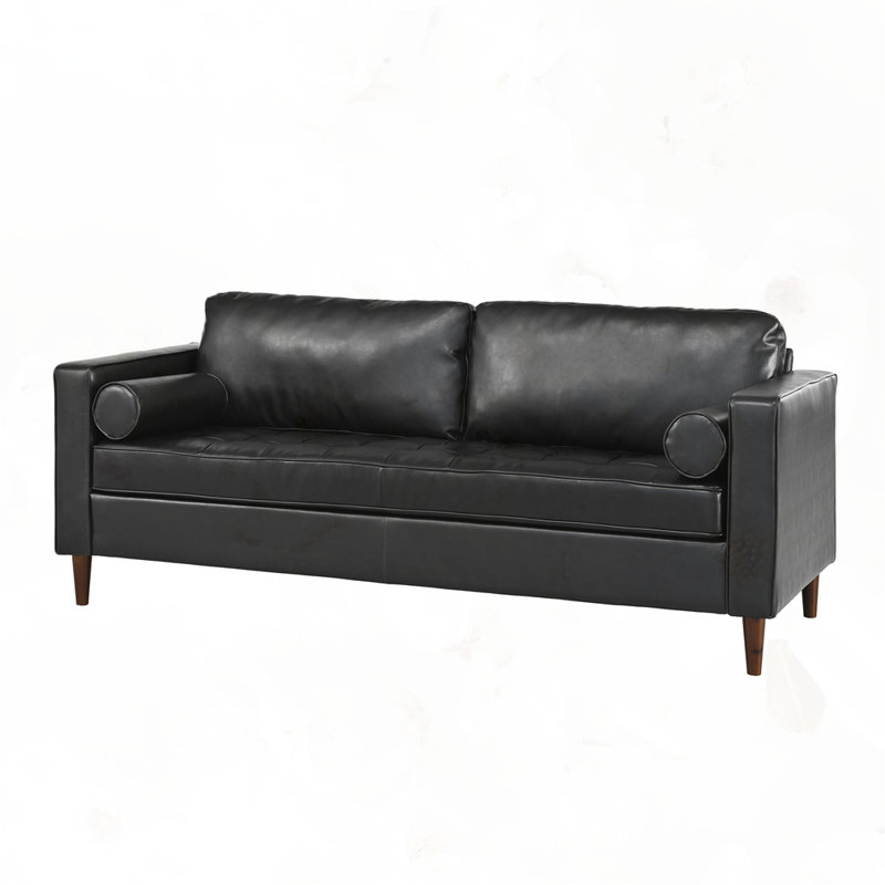Canapé 3 places Mid-Century Moder, Noir, noir, noir, noir