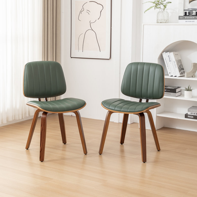 Sabrena Upholstered Dining Chair, Green