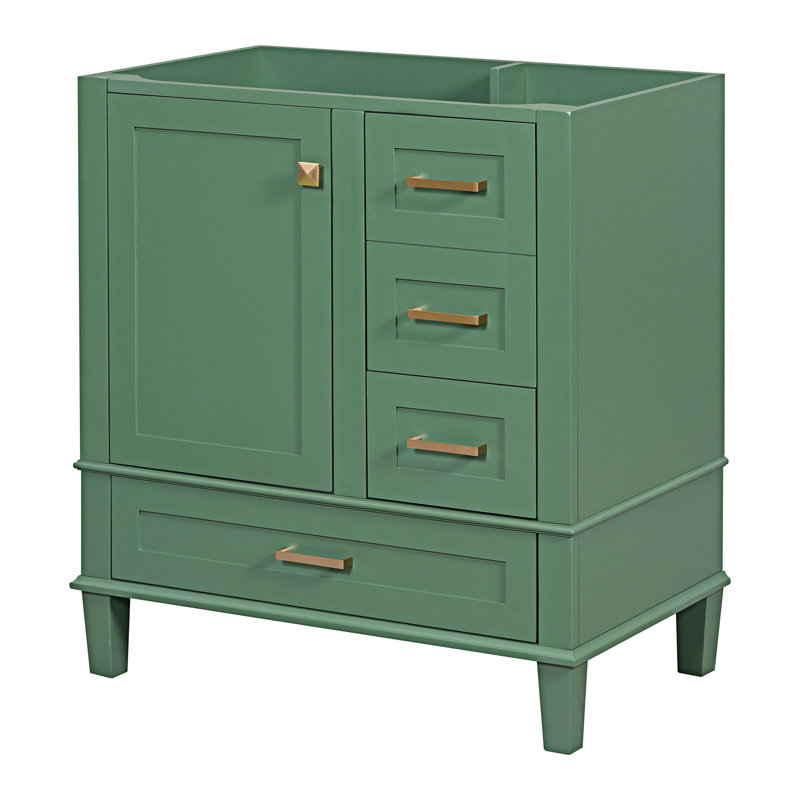 Base de meuble-lavabo simple 29,4 po seulement, Vert