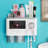 Wall-Mounted Automatic Toothpaste Dispenser With Toothbrush Holder, Grey