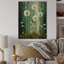 Collage de pissenlit vert III sur bois-2048052013
