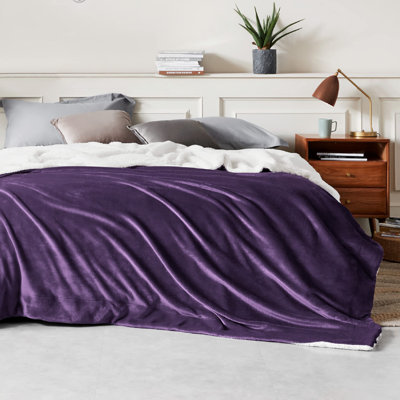Bedsure GentleSoft™ Sherpa Blanket – Thick All-Season Warm Bed Blanket – Ideal Gift for College Students