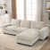Mahwah 98'' Chenille Square Arm Sofa L-Shape Convertible Sectional Couches Sofas with Storage Chaise