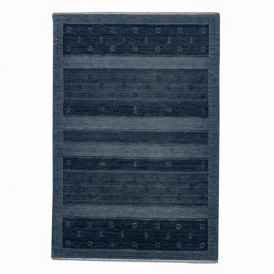 Gabbeh Wool Striped Area Rug
