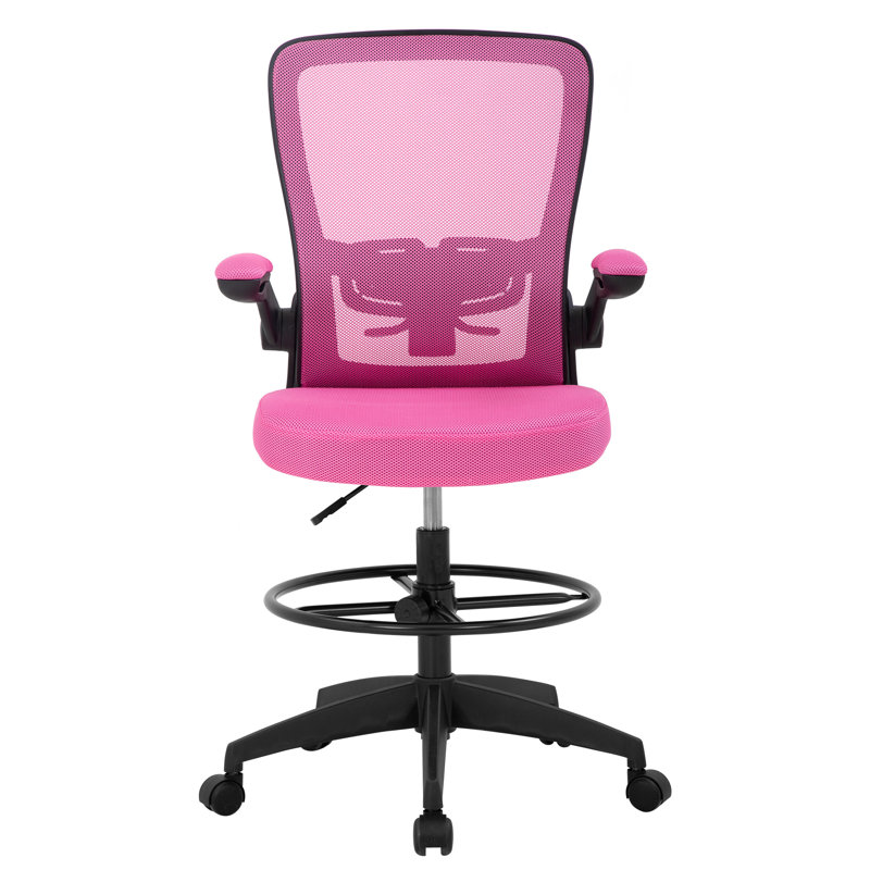 Chaise de dessinateur Mesh, Rose