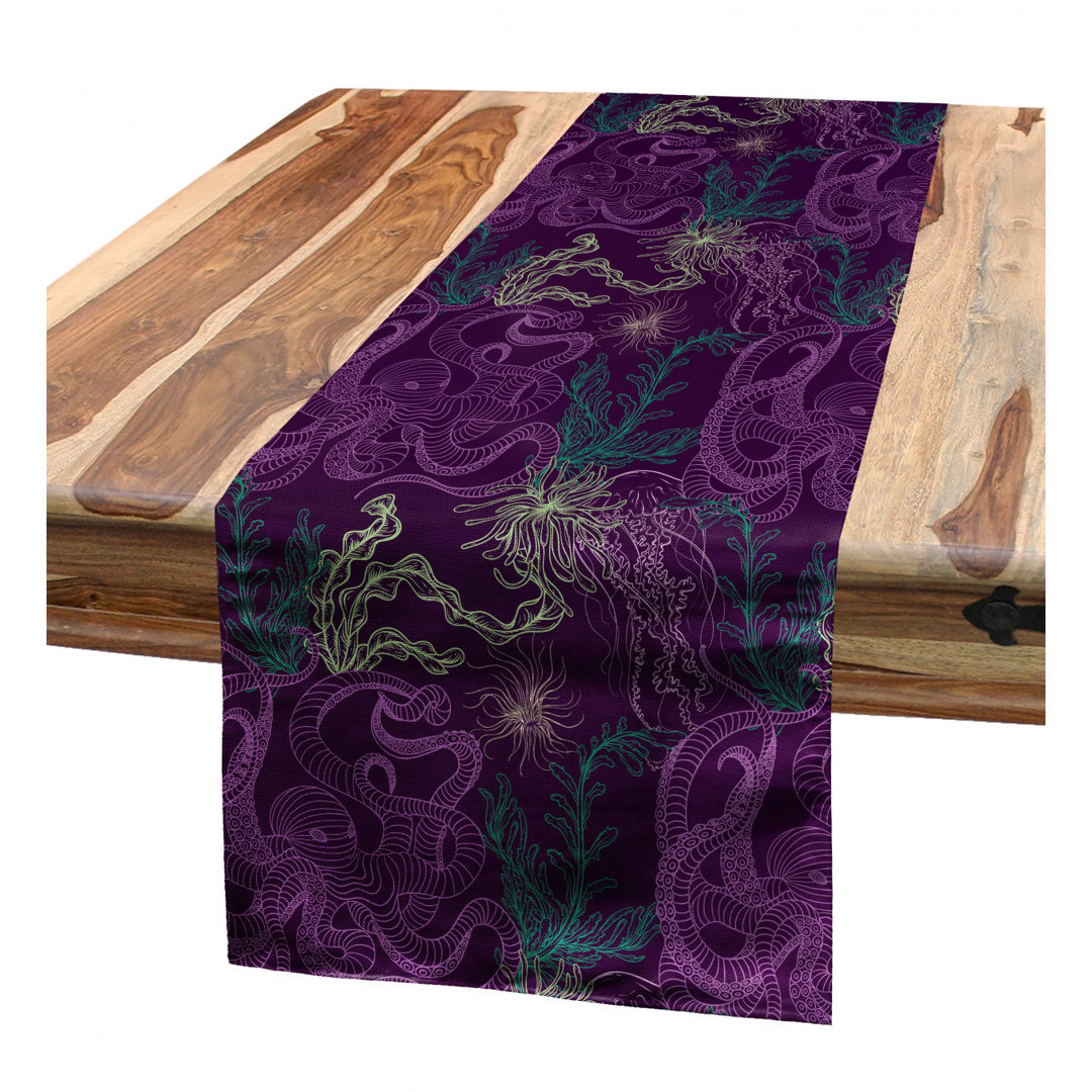 Abstract Table Runner East Urban Home