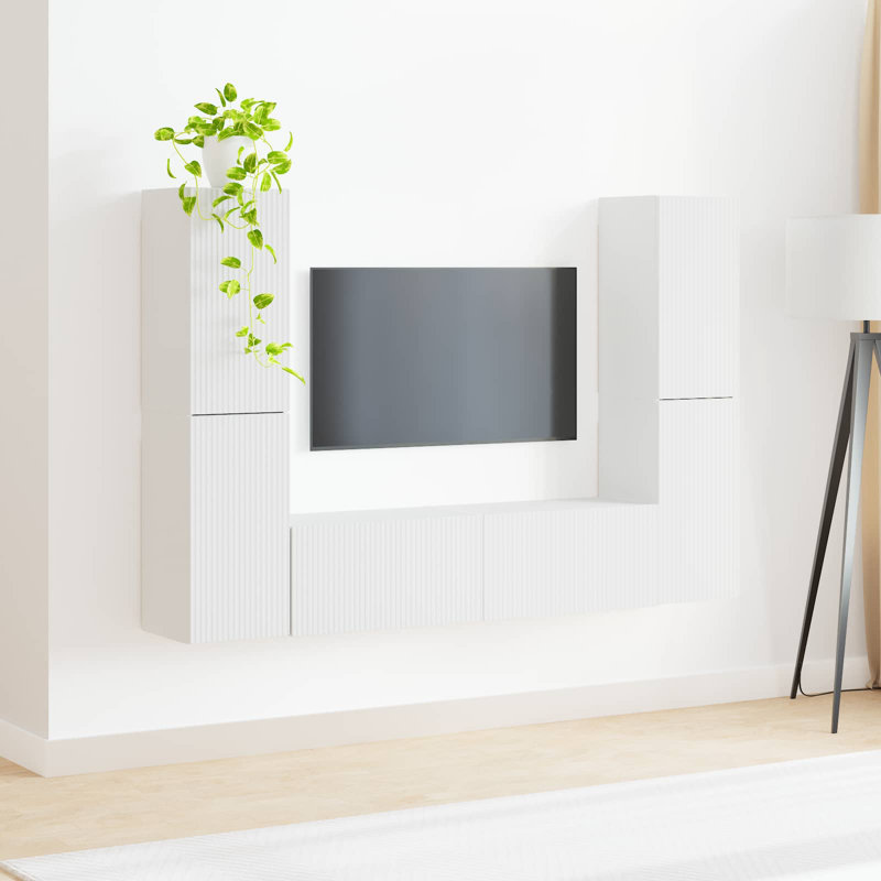 Unfinished Entertainment Centre for TVs up to 60", White