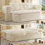 Canapé-lit pliable 78,7 po 2-en-1, canapé-lit convertible avec couverture fonctionnelle et deux coussins moelleux, canapé en tissu velours côtelé, canapé sans cadre et sans os, emballé dans un sac de compression-1535087339